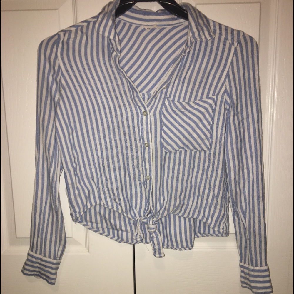 Aeropostale Striped Button Down